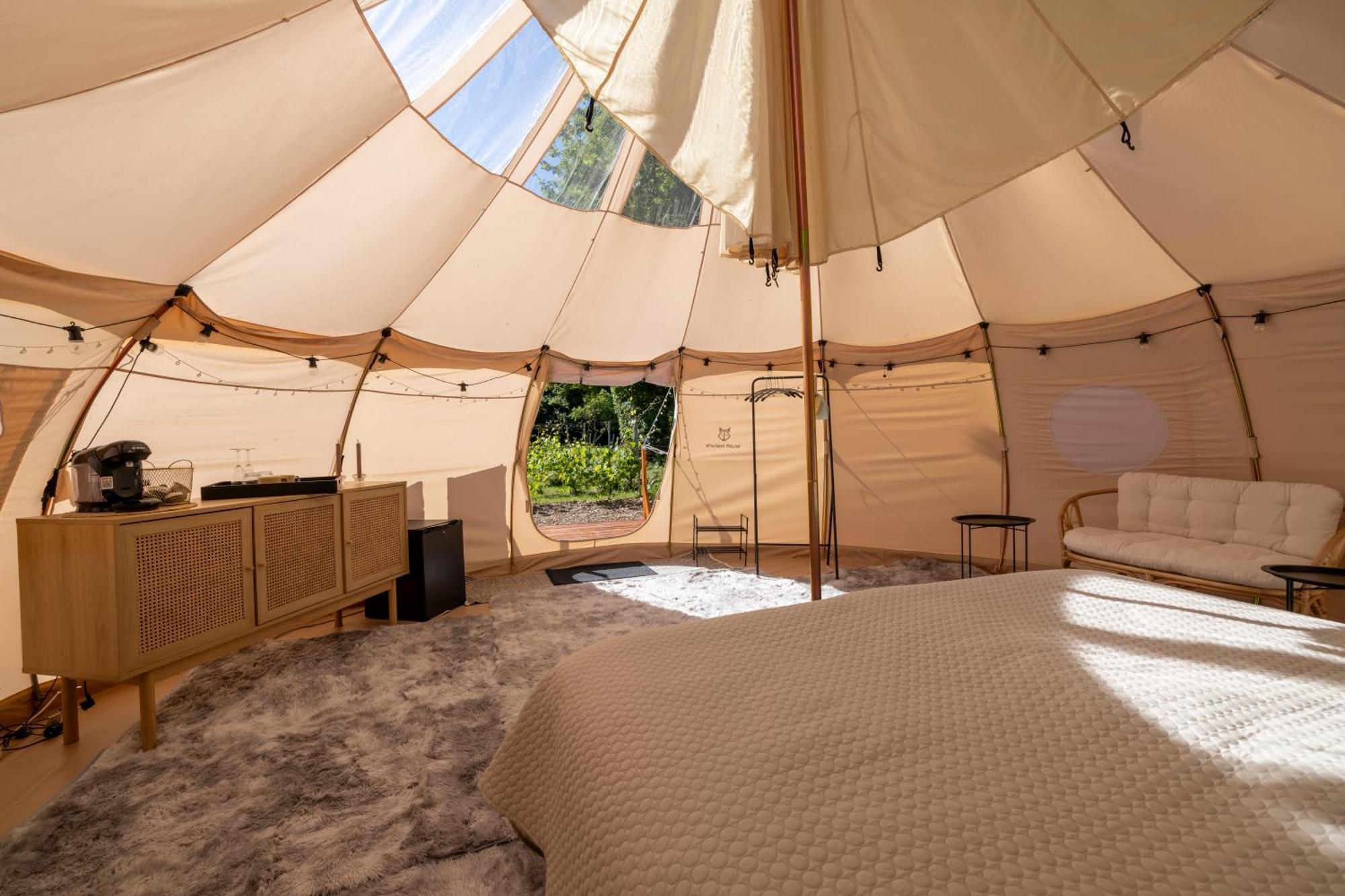 Luxury tent Holmegaard Vin Og Glamping *